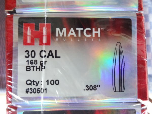 Hornady .30  168GR BTHP Match Bullets  (100Stück)